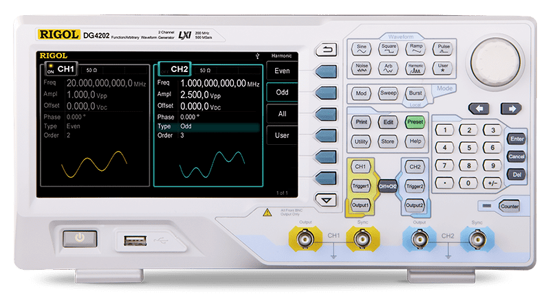 DG4000系列函数/任意波形发生器