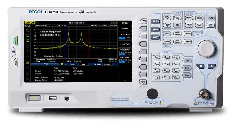 DSA700系列频谱分析仪
