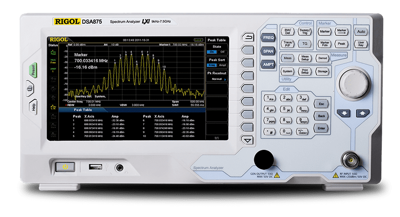 DSA800系列频谱分析仪