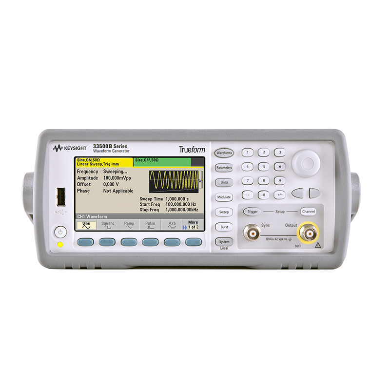 33521B 波形发生器，30 MHz，1 通道，具有任意波形...