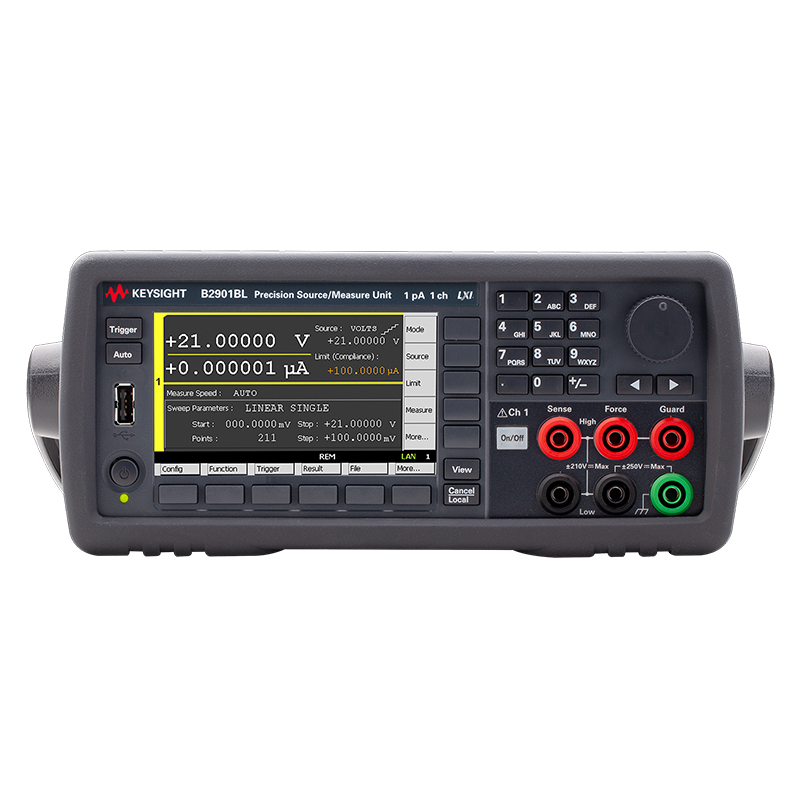 B2901BL 精密型源表模块，1 通道，1 pA 分辨率，21...