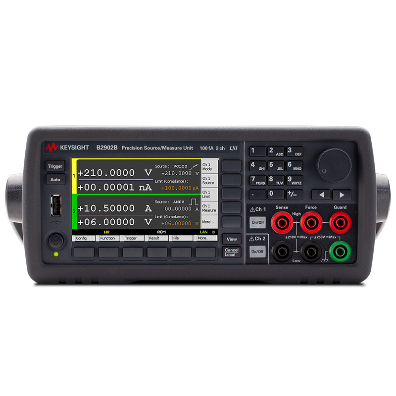 B2902B 精密型源表模块（2 通道，100 fA）
