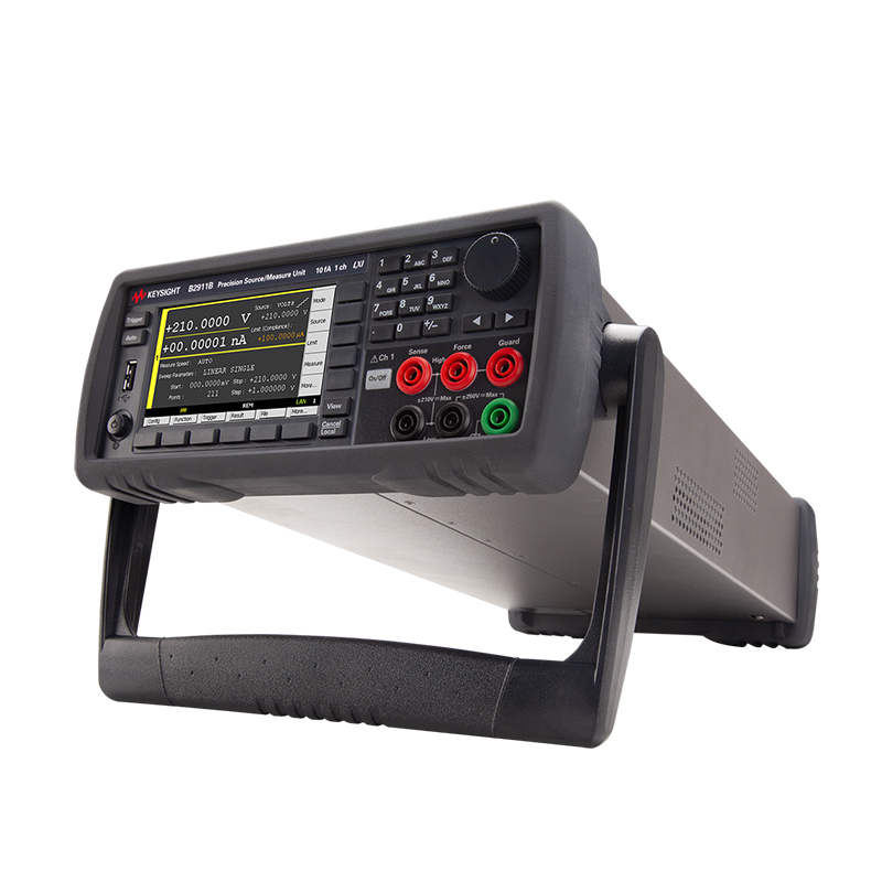 B2911B 精密型源表模块,1 通道,10 fA 分辨率,210 V,3 A 直流 / 10.5 A 脉冲