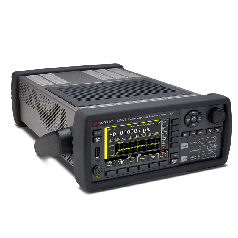 B2987B 静电计/高阻表，0.01 fA，电池