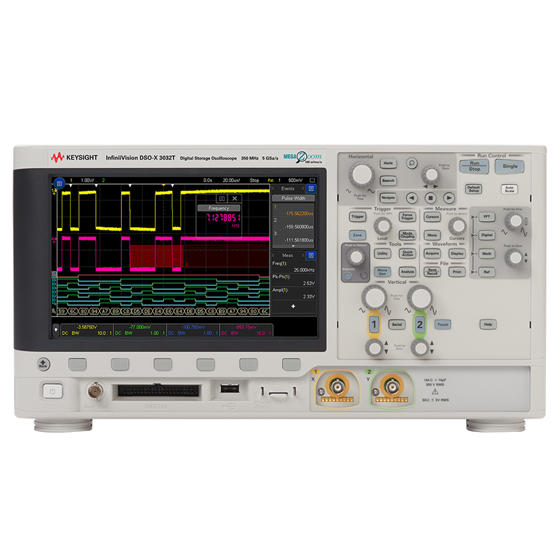 DSOX3032T 示波器：350 MHz，2 个模拟通道