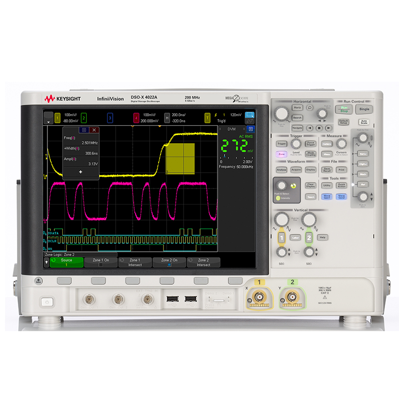 DSOX4022A 示波器：200 MHz，2 个模拟通道