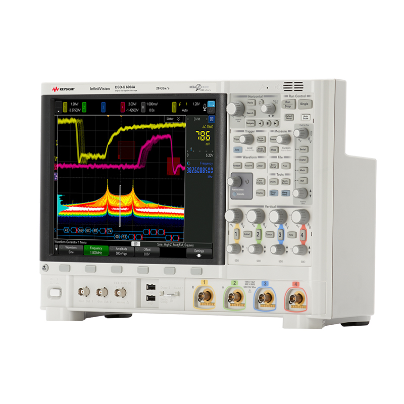DSOX6004A 示波器:1 GHz – 6 GHz,4 个模拟通道