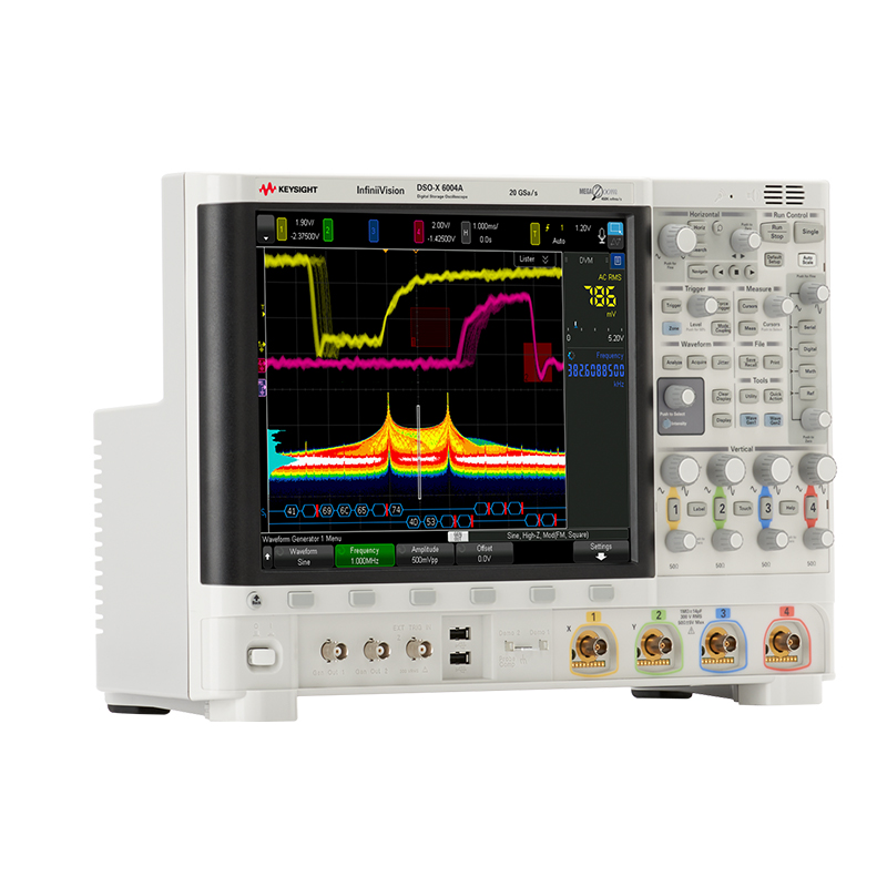 DSOX6004A 示波器:1 GHz – 6 GHz,4 个模拟通道