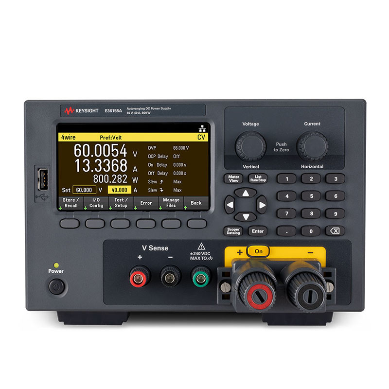 E36155A 自动量程台式电源，60 V，40 A，800 W