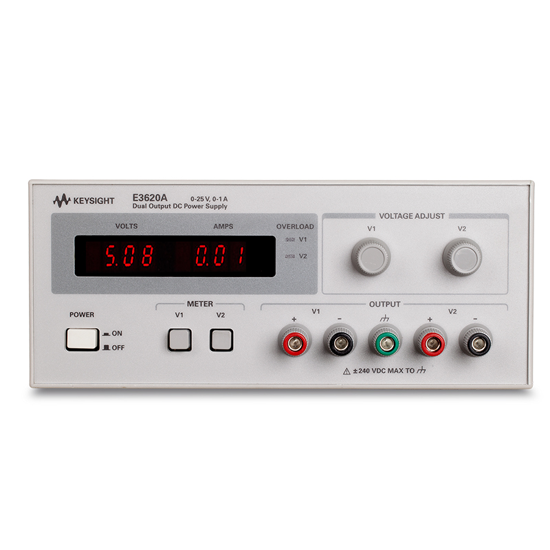 E3620A 50W 双路输出电源，双路 25V，1A