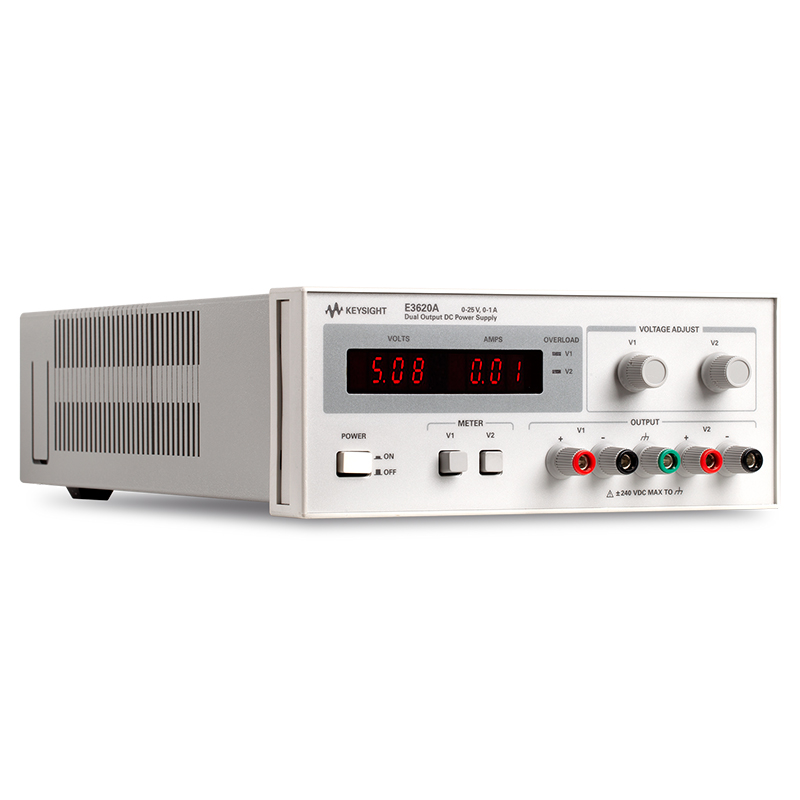 E3620A 50W 双路输出电源,双路 25V,1A