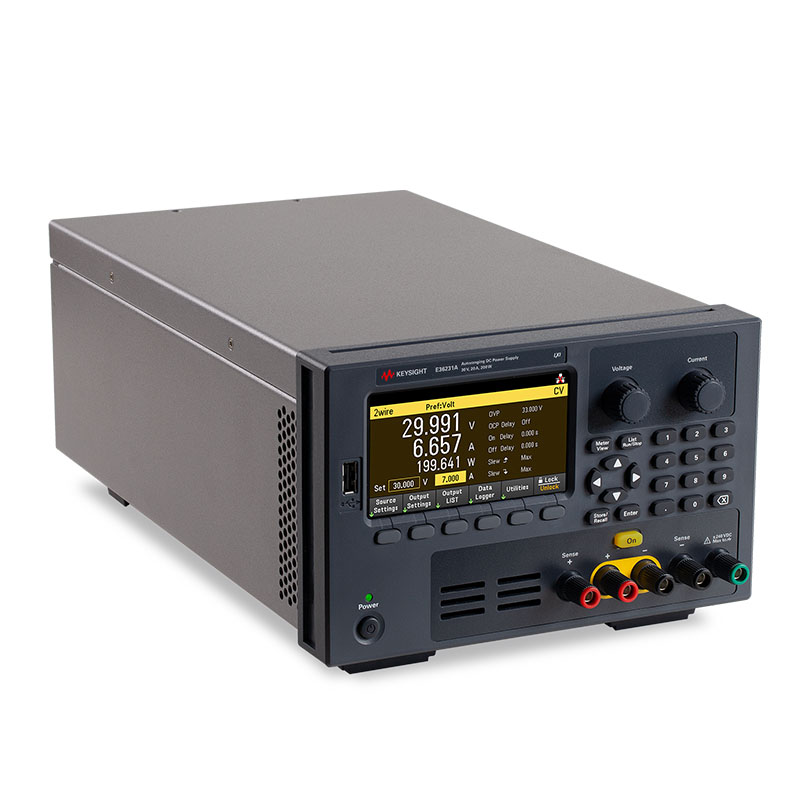E36231A 200 W 自动量程电源,30 V,20 A