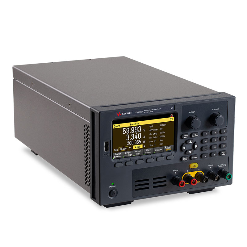 E36232A 200 W 自动量程电源,60 V,10 A