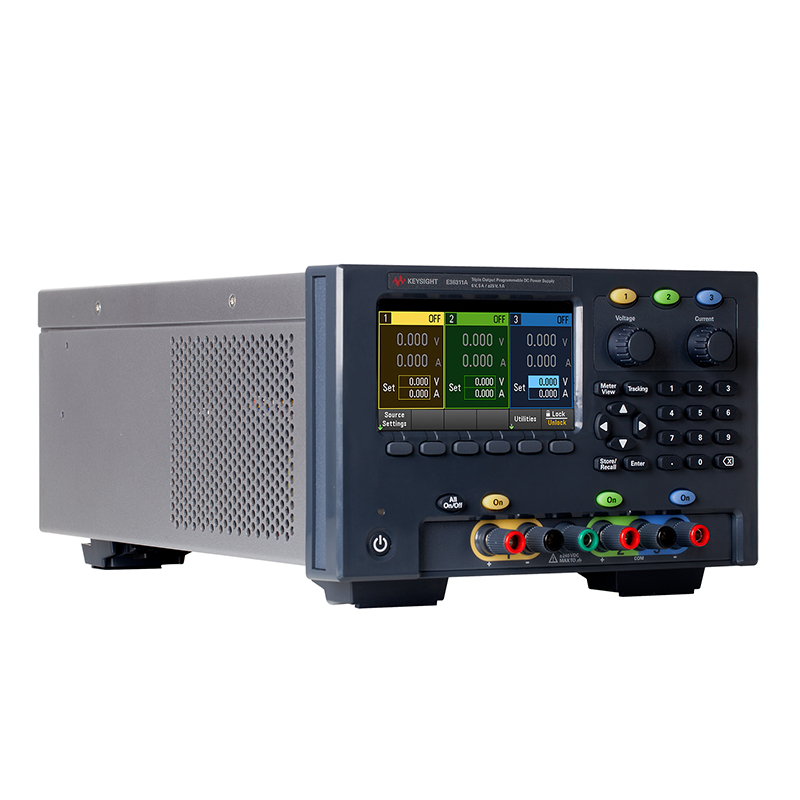 E36311A 80W 三路输出电源,6V,5A 和 ±25V,1A