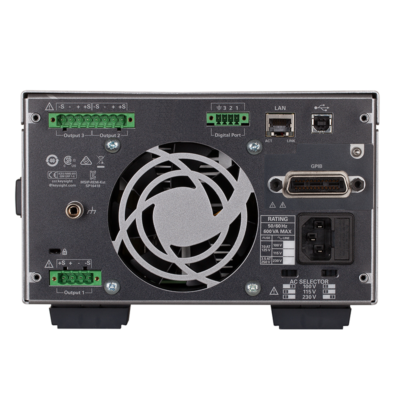 E36313A 160W 三路输出电源,6V,10A 和 2X 25V,2A