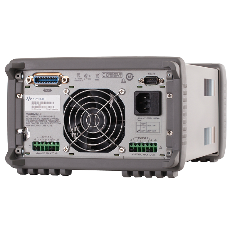 E3649A 双路输出电源,双路 35 V / 1.4 A 或 60 V / 0.8 A,100 W