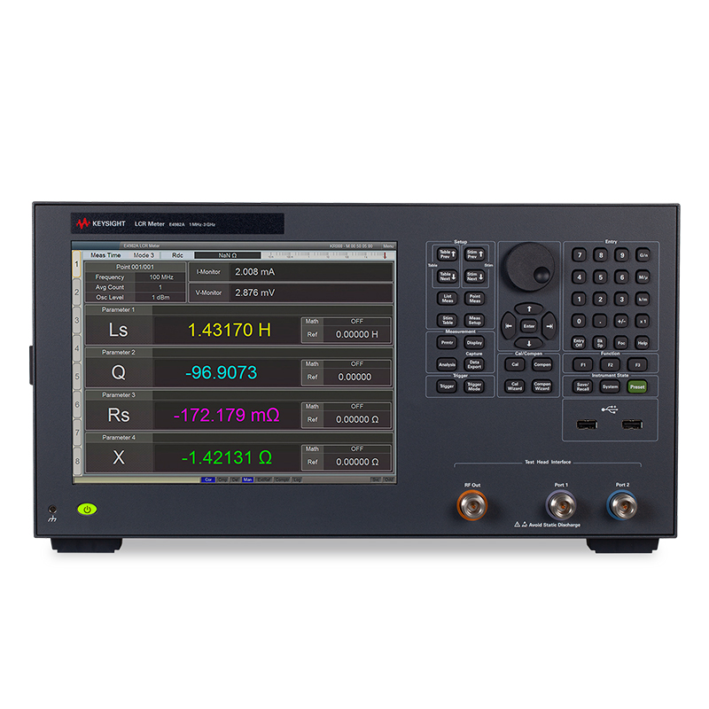 E4982A LCR 表,1 MHz 至 300 MHz / 500 MHz / 1 GHz / 3 GHz