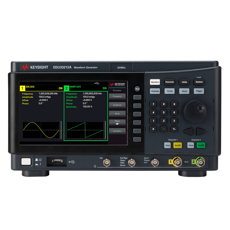 EDU33212A 波形发生器，20 MHz，2 通道