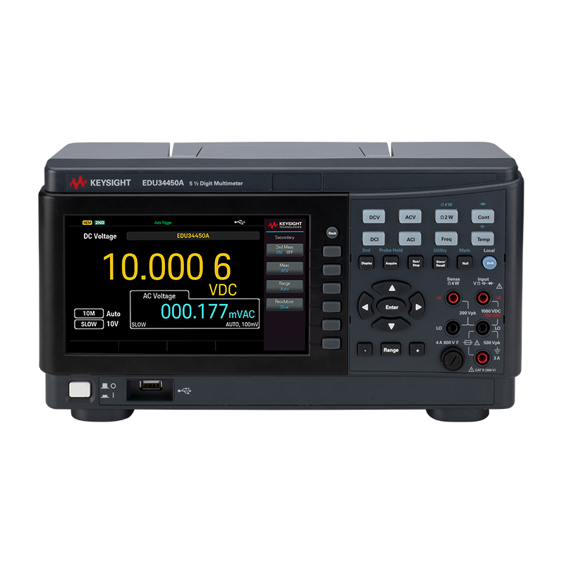 EDU34450A 智能测试台必备数字万用表