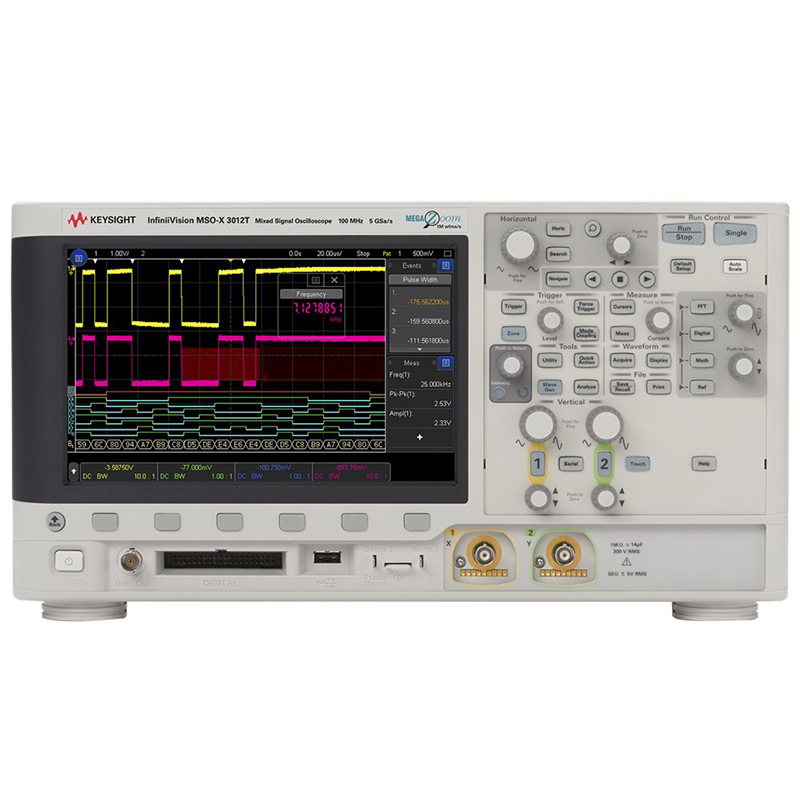 MSOX3012T 混合信号示波器：100 MHz，2 个模拟通道...
