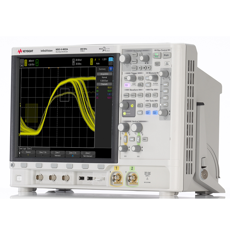 MSOX4022A 混合信号示波器:200 MHz,2 个模拟通道和 16 个数字通道