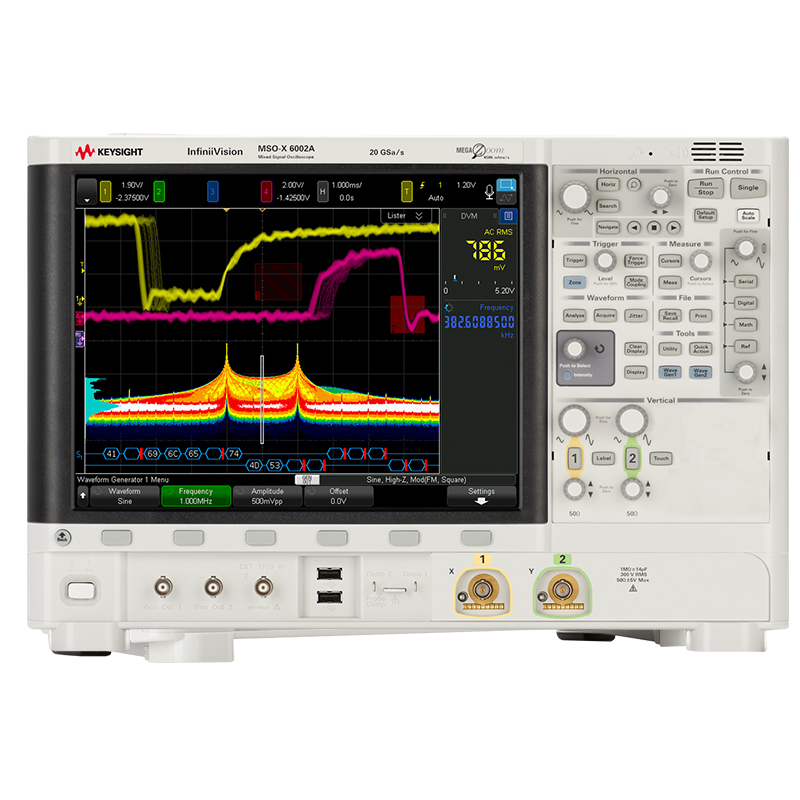 MSOX6002A 混合信号示波器：1 GHz 至 6 GHz，2 个...
