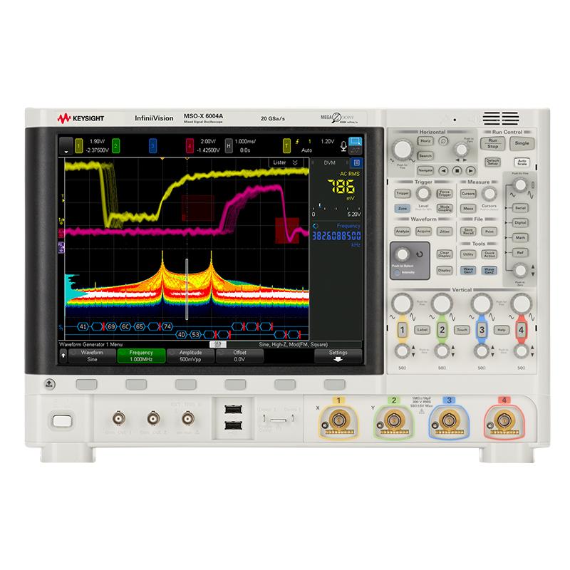 MSOX6004A 混合信号示波器：1 GHz 至 6 GHz，4 个...