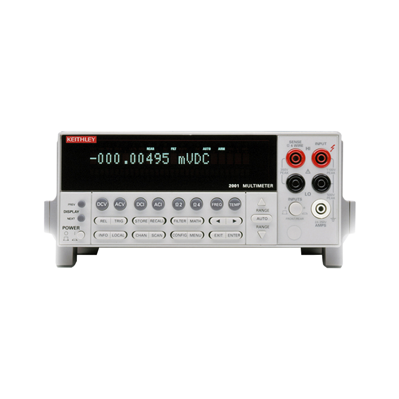 Keithley 2001 系列：配有扫描功能的 7&frac12; 位万用表