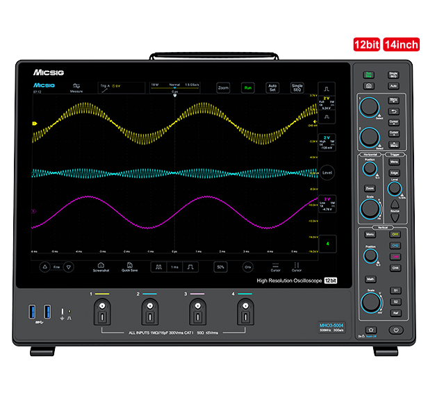 高分辨率示波器MHO3系列